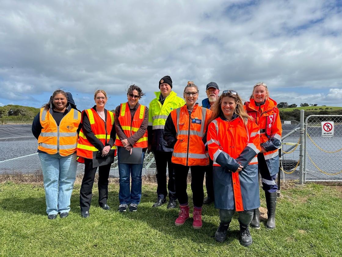 2023 October WesternportWater Floating Wetlands visit