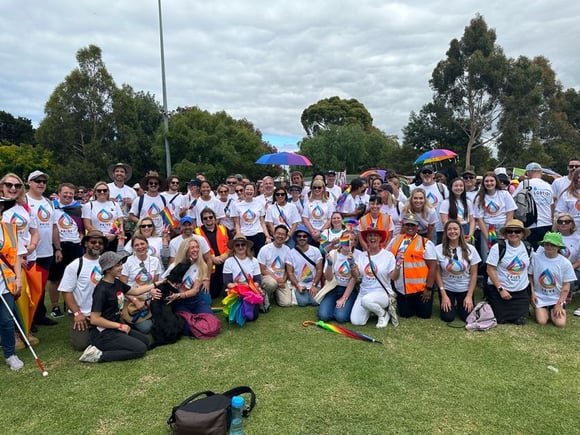 2023 Pride in Water at the Midsumma Pride in water group photo 1