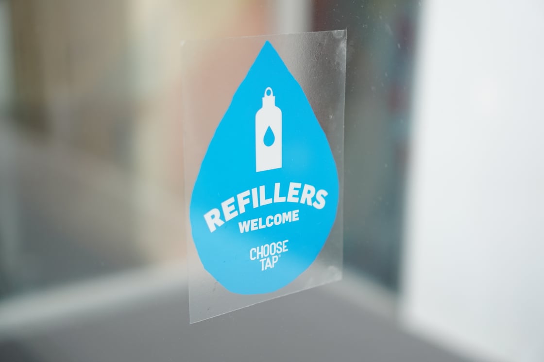 refiller sticker